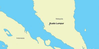 Mappa di capitale della malesia