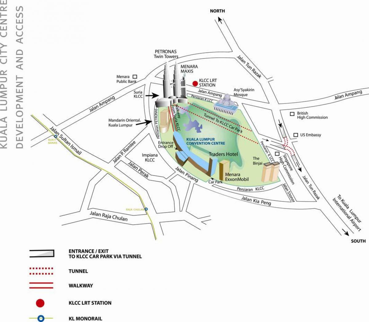 Mappa di kuala lumpur convention centre