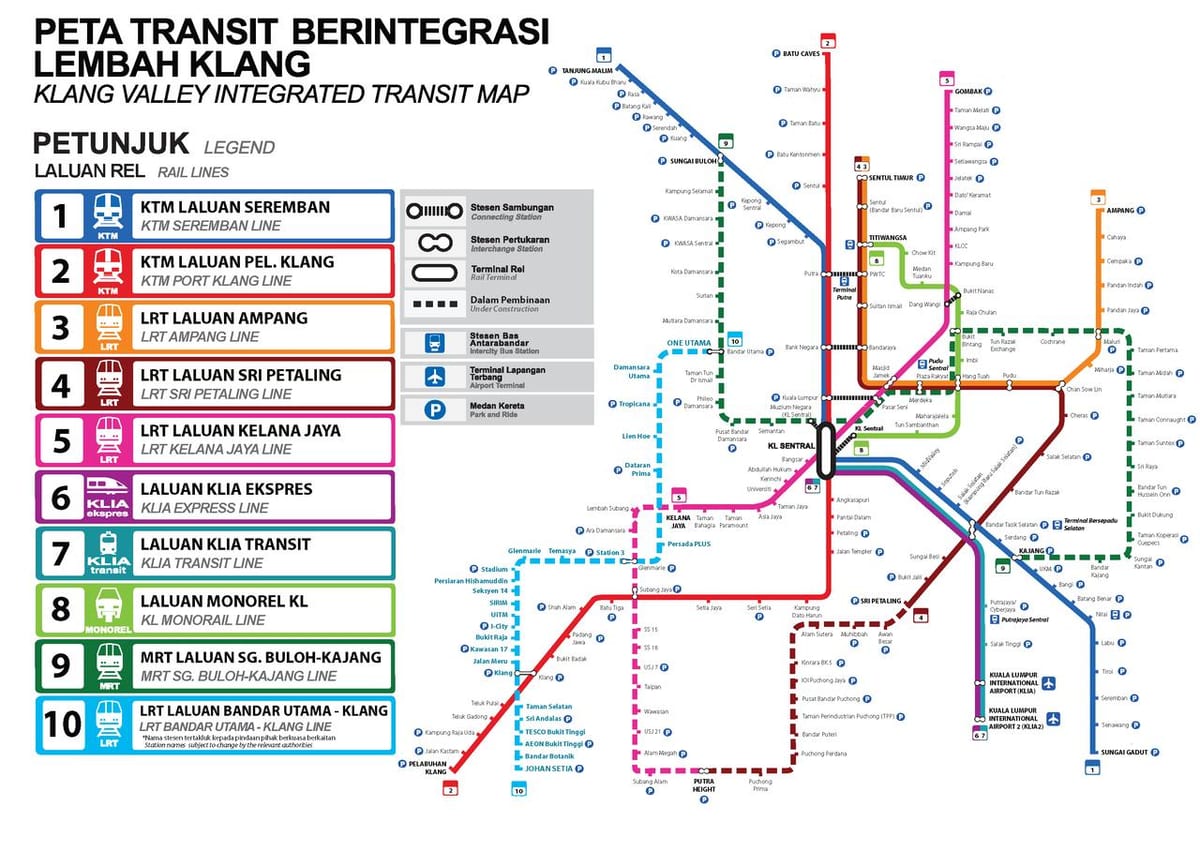 Mappa di klang valley