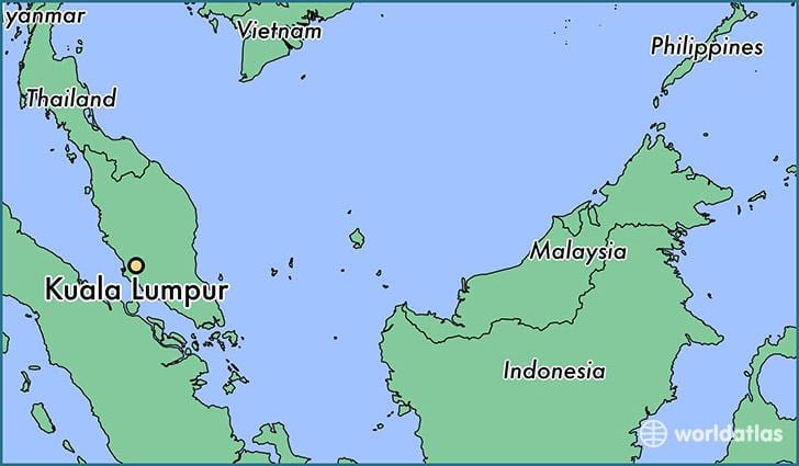 Mappa di kuala lumpur