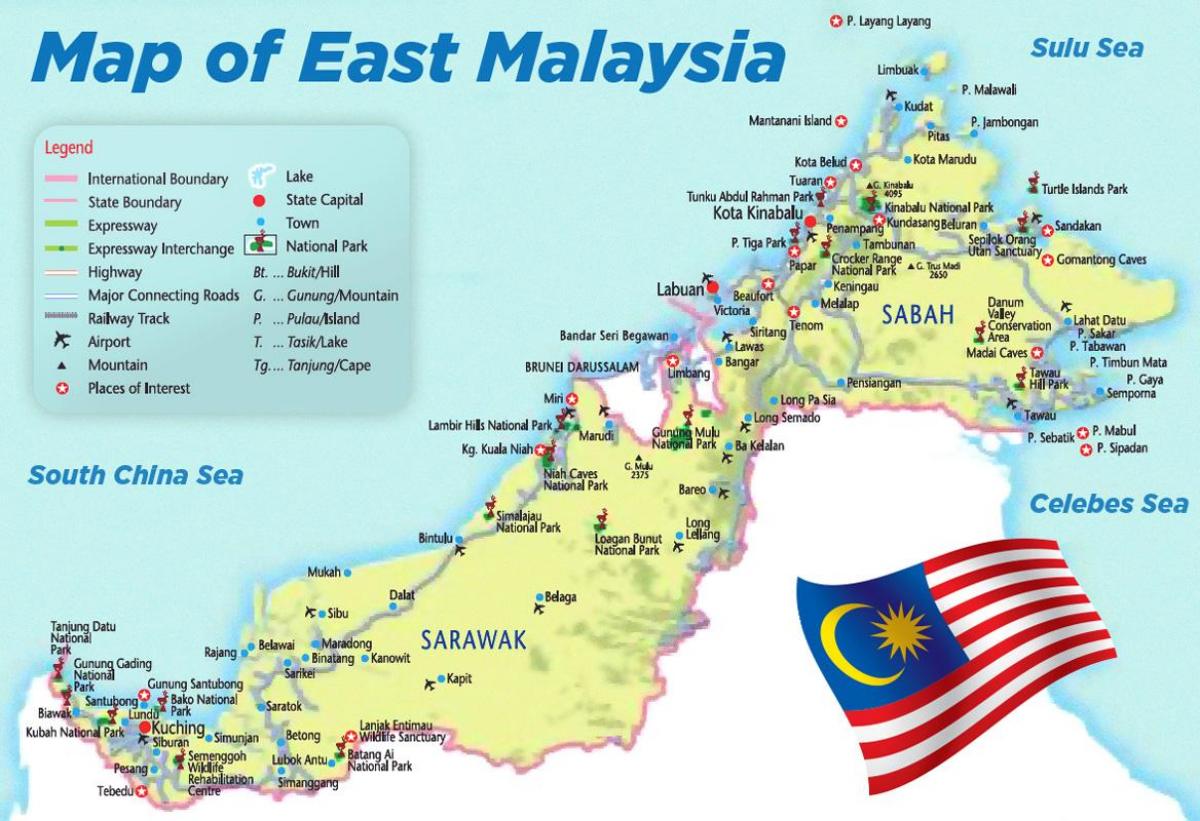 aeroporti in malesia mappa