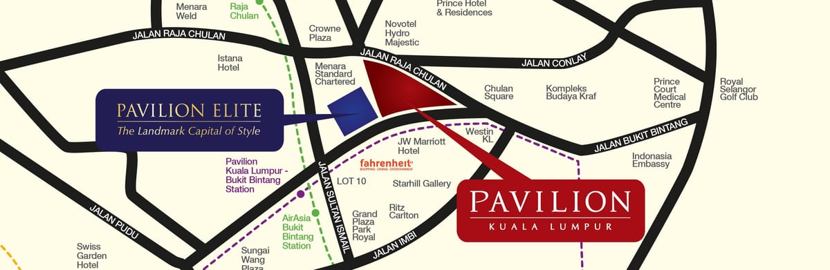 Mappa di pavilion kl