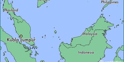 Mappa di kuala lumpur