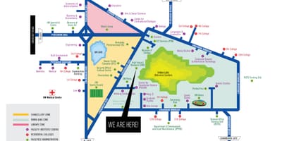 Mappa di l'università di malaya